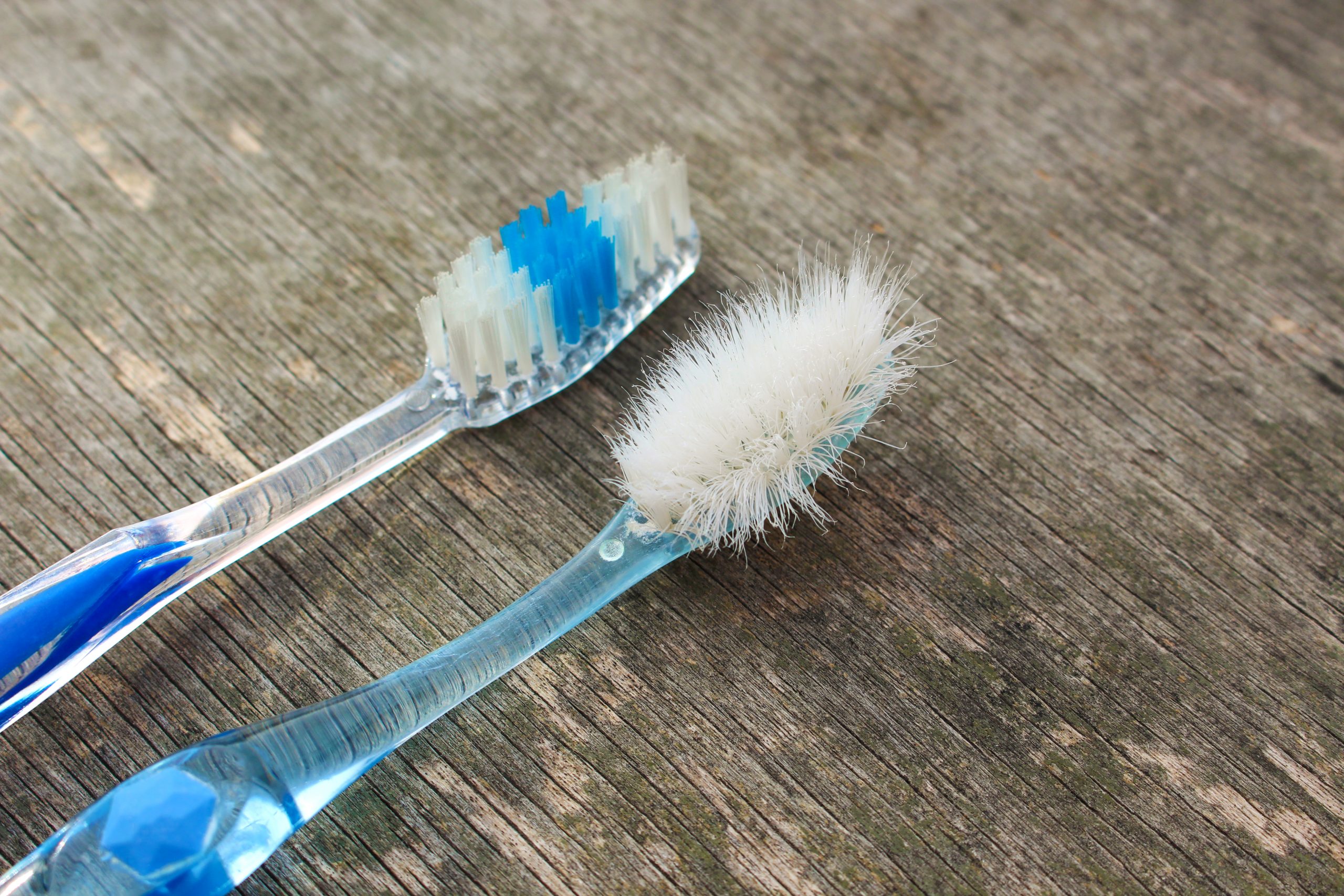 New & Old Toothbrush
